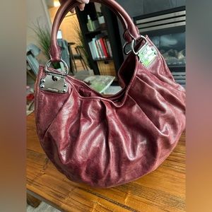 Miu Miu Pink Leather Large Tote Bag